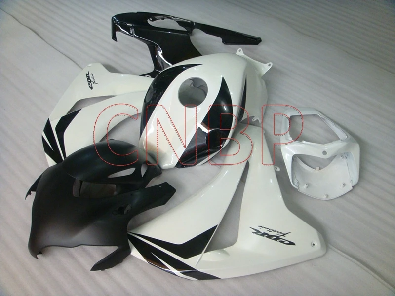 Body Kits CBR1000RR 2008 - 2011 Black Обтекатели из белого пластика CBR 1000 RR 08 09 для Fireblade без краски