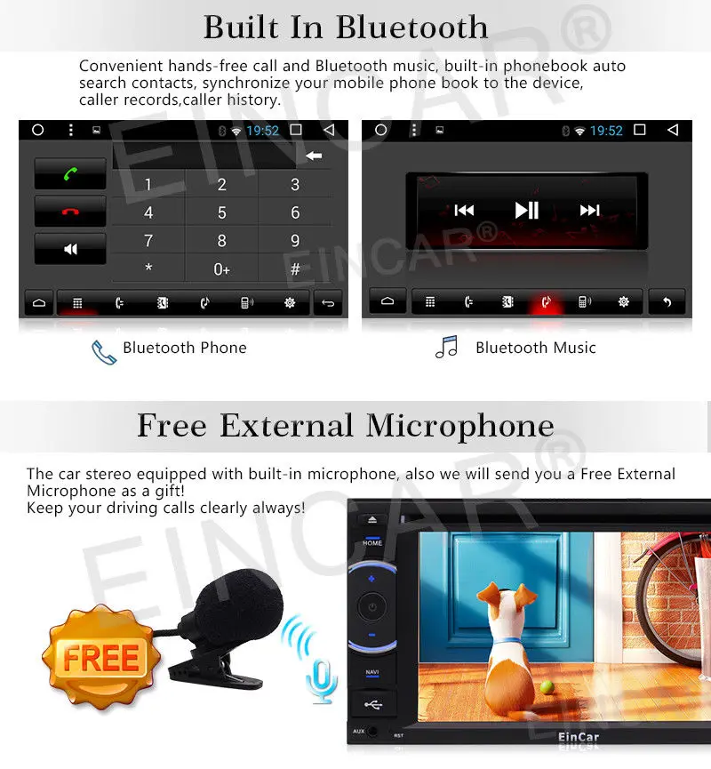 Top Android 6.0 Car BT GPS Navigation Radio Stereo Double 2DIN Head Unit WIFI OBD2 12 Top Android 6.0 Car BT GPS Navigation Radio Stereo Double 2DIN Head Unit WIFI OBD2 12
