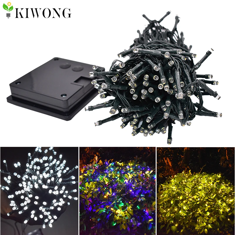 Solar Led string light Lamp 200led 22m And 100led 12m Christmas Garden Party Wedding Decoration