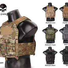 Emersongear 420 пластина Перевозчик Тактический уличный жилет стрельба военная облегченная модульная система переноски снаряжения 420 жилет EM7362 мультикам черный
