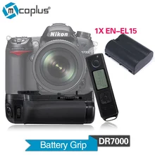 Mcoplus Venidice DR7000 Vertical Battery Grip with 1x EN-EL15 Battery for Nikon DSLR D7000 Camera With 2.4Ghz Wireless Control