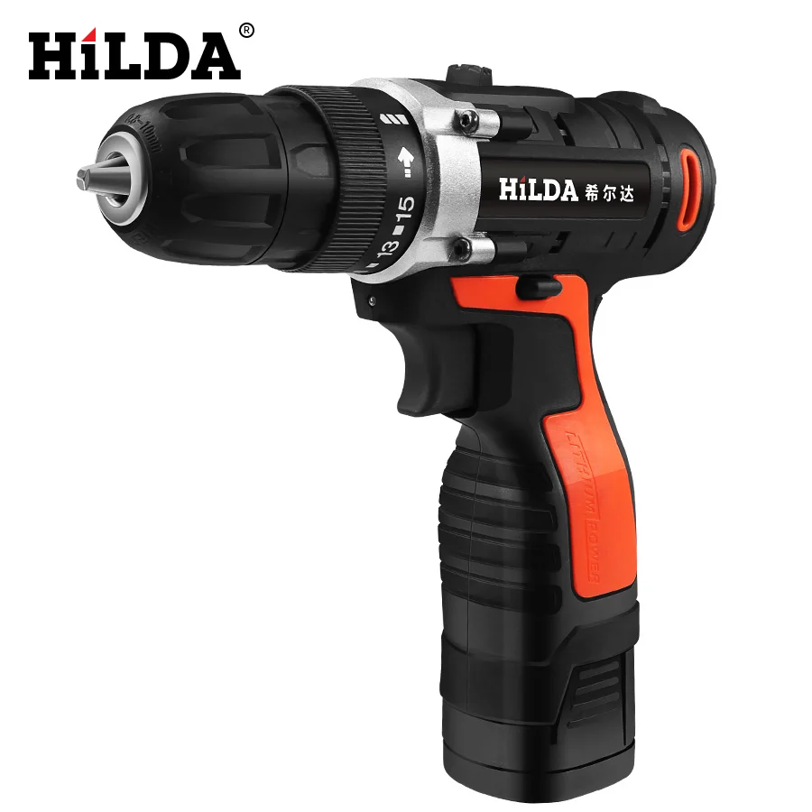 

Electric Drill Cordless Screwdriver Lithium Battery Furadeira Cordless Screwdriver Power Tools Cordless Drill