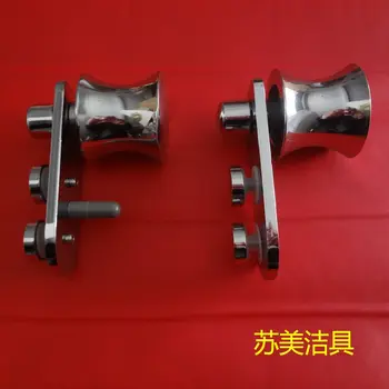 

all metal Shower single wheel pulley sliding door stainless steel pulley shower accessories big wheel single wheel recess