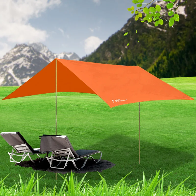 

Outdoor large canopy rainproof sunscreen sunscreen gazebo camping tent canopy