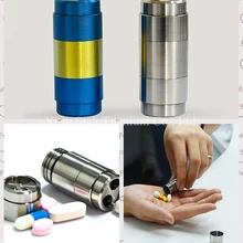 Титановый Ti сплав Водонепроницаемая пустая капсула/батарея/Подвеска/отсек 31,1 г портативный для путешествий кемпинга