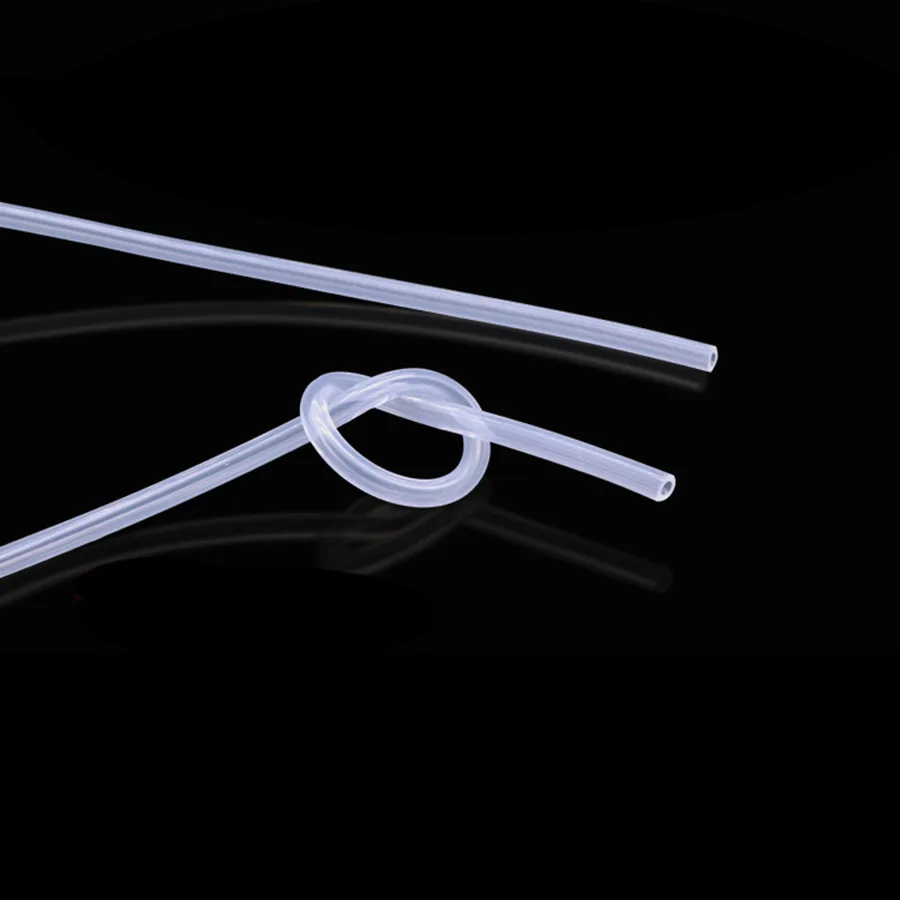 1-10Meters Food Grade Transparent Silicone Rubber Hose 1mm 1.5mm 2mm 2.5mm 3mm 4mm Inner Diameter Flexible Silicone Tube