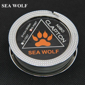 

SEA WOLF NEW Clapton Wire for RDA RBA Rebuildable Atomizer Heating Wires Coil NI80 Heating Wire 15Feet/Roll