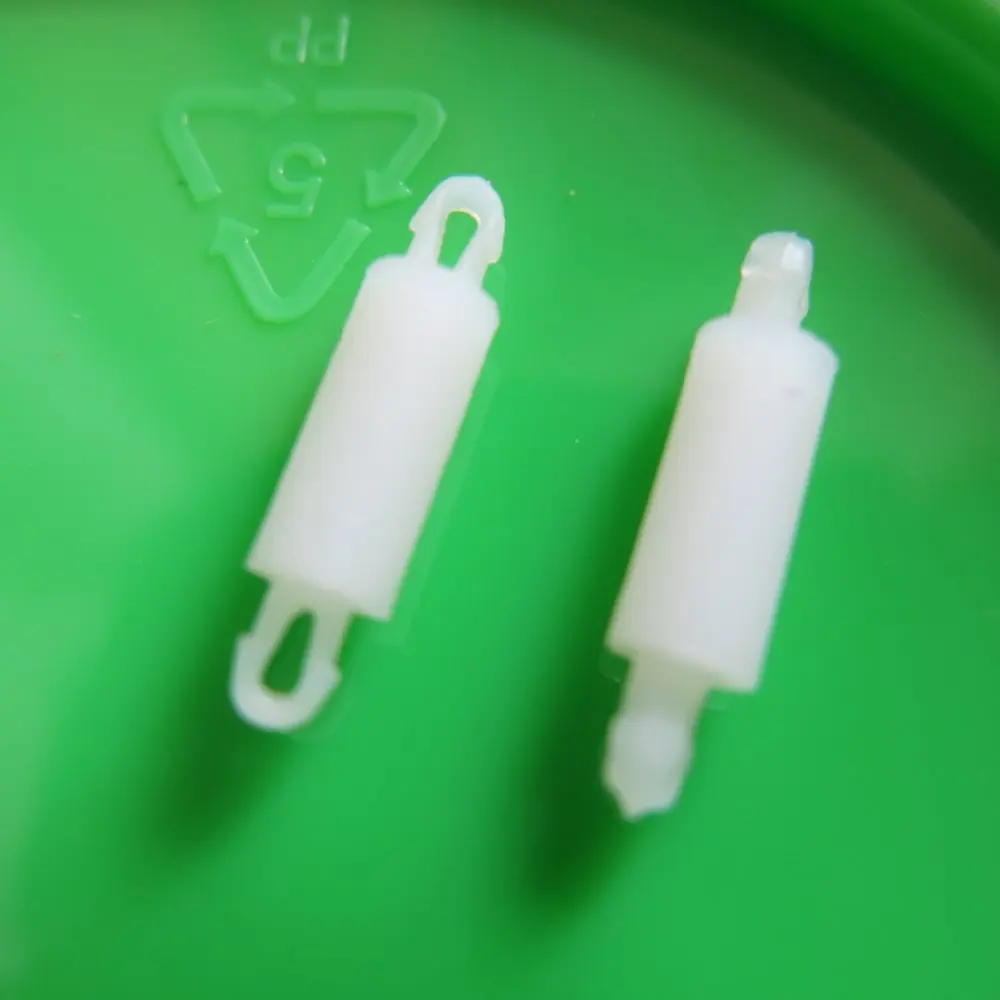 

100Pcs Nylon PCB boards circuit board Spacers Standoff fixed clips 2.5mm Hole thinkness 1.6mm Locking Snap-In Posts H=10mm