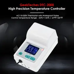 DTC-2000 ther10a терморегулятор цифровой водный температурный контроллер термостат + водонепроницаемый датчик зонда