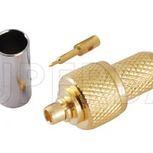 Superbat 10 шт. MMCX обжимной штекер для коаксиального кабеля RG58 LMR195 RF разъем