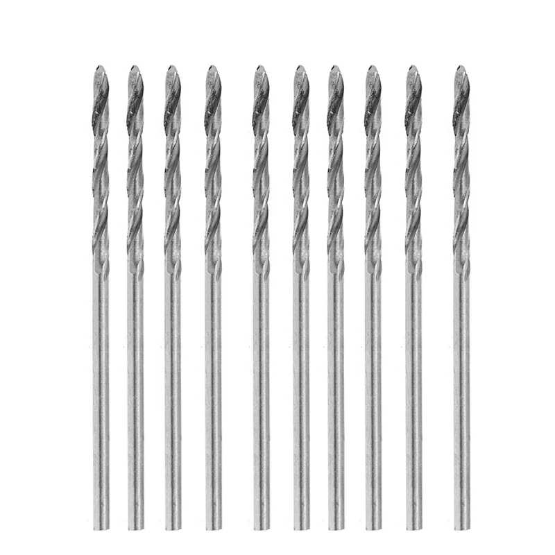 

10Pcs/Set Multifunction Tiny Micro HSS 1.6mm Straight Shank Twist Drilling Bit -Y103