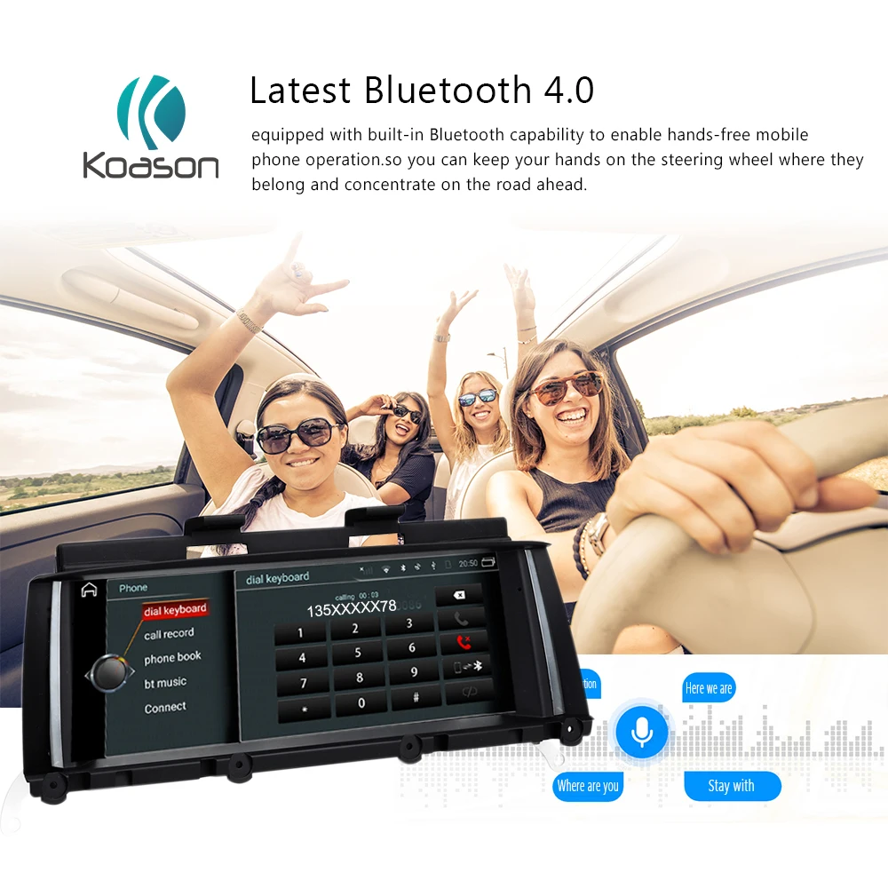 Koason Android 7 1 автомобильный мультимедийный плеер 8 дюймов ips lcd автомобильное радио