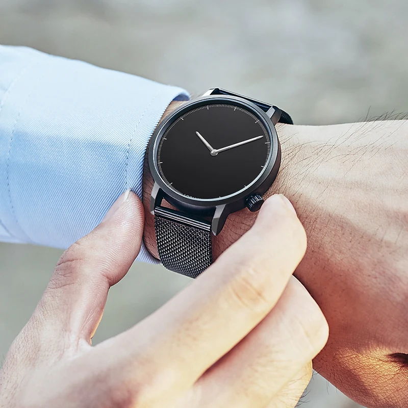 

erkek saati relog relogio masculino montre homme marque de luxe watch for men luxury casual 2018 waterproof fashion black watch