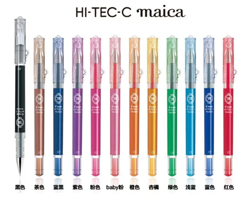 PILOT MAICA ручка 0,4 мм HI-TEC-C красоты гелевая ручка LHM-15C4 Японии