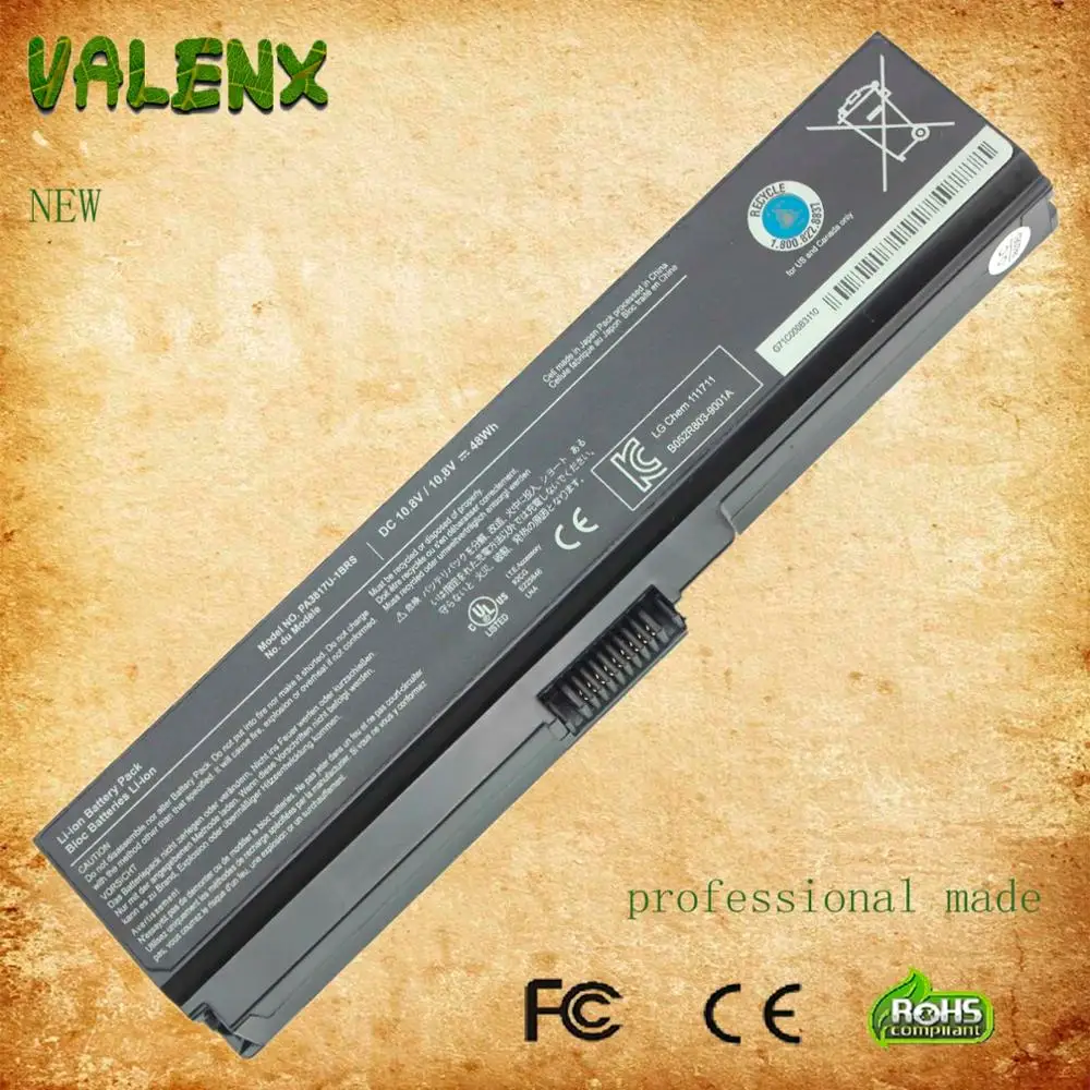 

Battery For TOSHIBA PA3817U-1BRS L600 L635 L645 L650 L655 L670 L700 L730 L735 L740 L745 L750 L755 PA3817 PA3818U-1BRS PA3817U