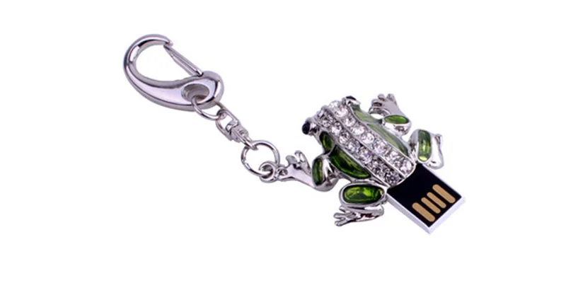 JASTER USB 2,0 металлическая лягушка кристалл usb флеш-накопитель Флешка 4 ГБ 8 ГБ 16 ГБ 32 ГБ 64 Гб карта памяти U диск USB 2,0