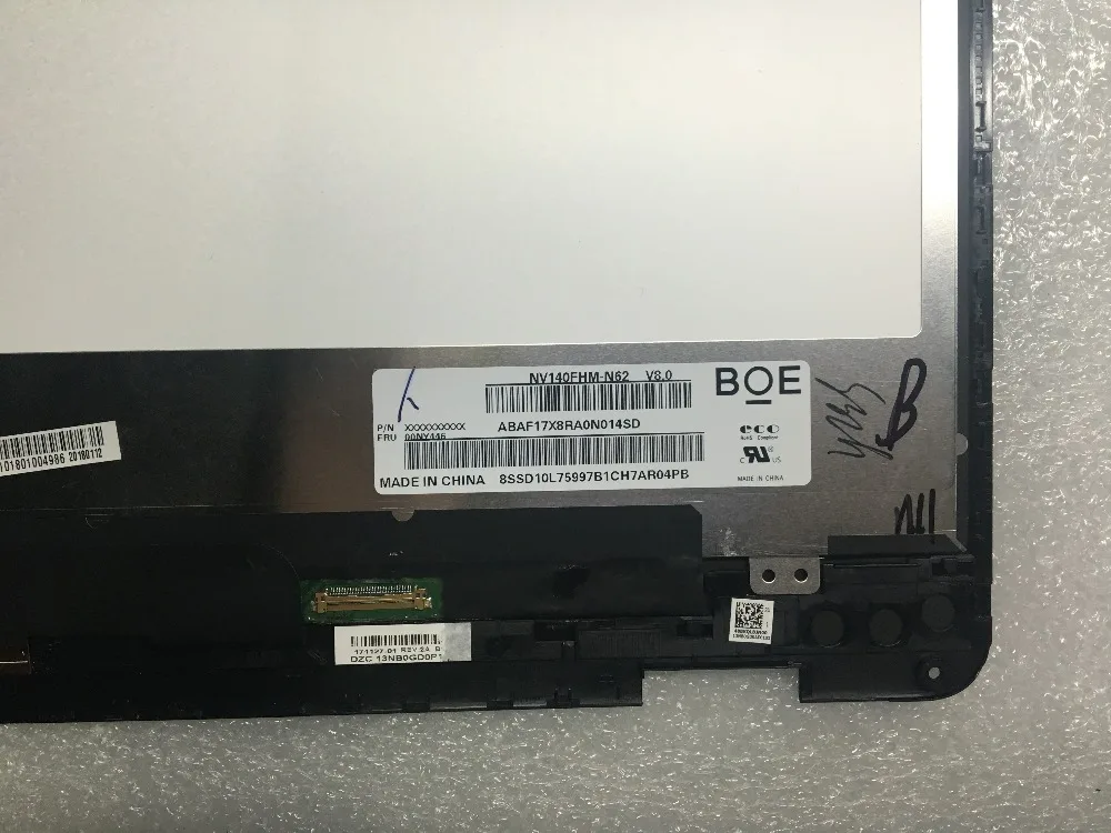 Бесплатная доставка с рамкой 14 ''для ASUS ZenBook Flip UX461U ux461ux461ua ЖК дисплей сенсорным