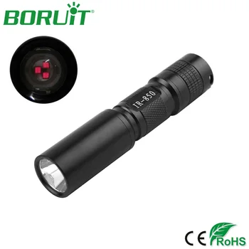 

BORUiT 850nm IR Flashlight Night Vision Infrared Torch Light Portable Waterproof Tactical Camping Hunting Lantern Flash Light