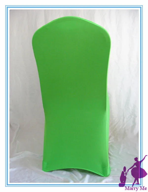 100 Green Universal spandex/polyester chair covers for weddings Lycra