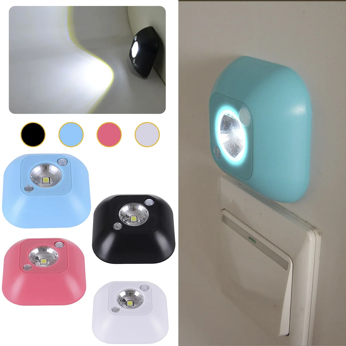 Креативный прикроватный шкаф Торшер беспроводной ночной Светильник Мини ...