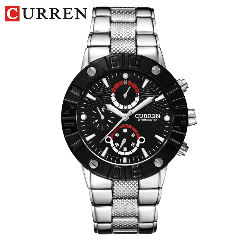 

Curren 8006 luxury brand luxury imported quartz movement waterproof alloy wrist watches men