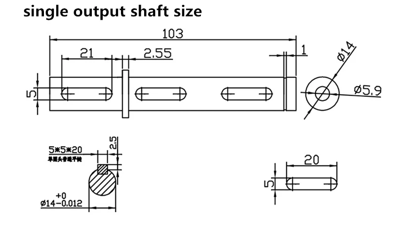 RV30 Shaft