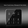6 en 1 menú inglés multifunción Smart Touch Yuba Switch Socket 6 Gang baño Universal impermeable pantalla táctil inteligente 86*86mm ► Foto 3/6