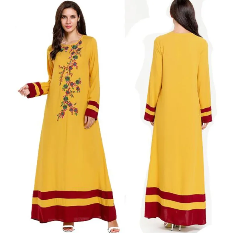 

Kaftan Dubai Abaya Robe Muslim Hijab Dress Abayas For Women Caftan Qatar UAE Turkish Elbise Islamic Clothing Vestido Ropa Mujer