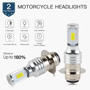 

NICECNC 100W LED Headlight Bulbs Lamp For Kawasaki KDX200 KDX250 KFX450R KLX250R KLX300R KLX650 MULE 3000 3010 PRAIRIE 300 400