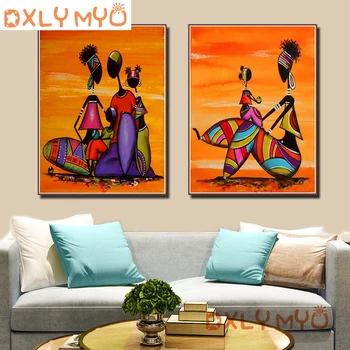 

5D Full Diamond Painting African Life Pictures Diy Diamond Embroidery Mosaic Picture Rhinestone Handmade Kits Home Decor