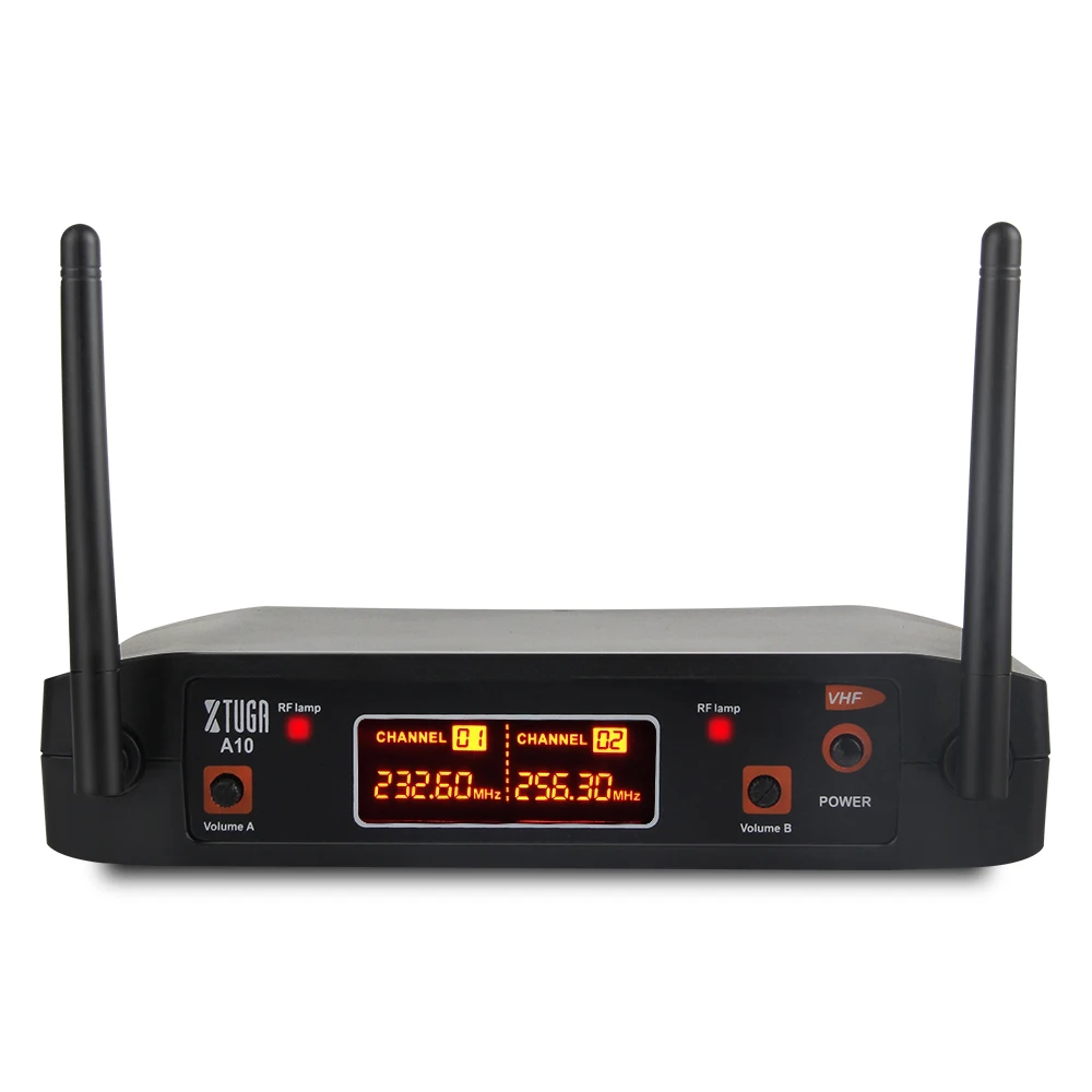 XTUGA audio A-10 2 Channel Cordless Microphone