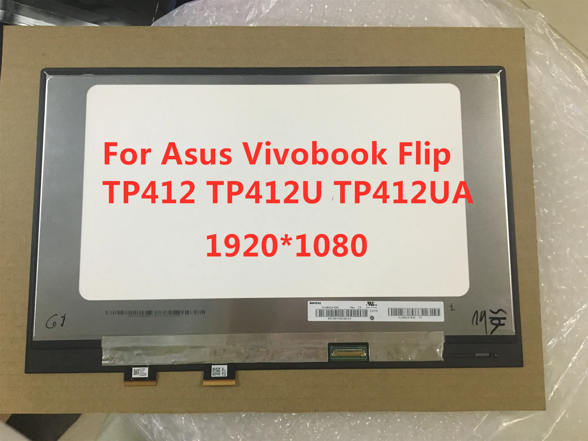 

Original 14'' N140HCA For ASUS VivoBook Flip 14 TP412 TP412U TP412UA display touch screen lcd assembly 1920*1080