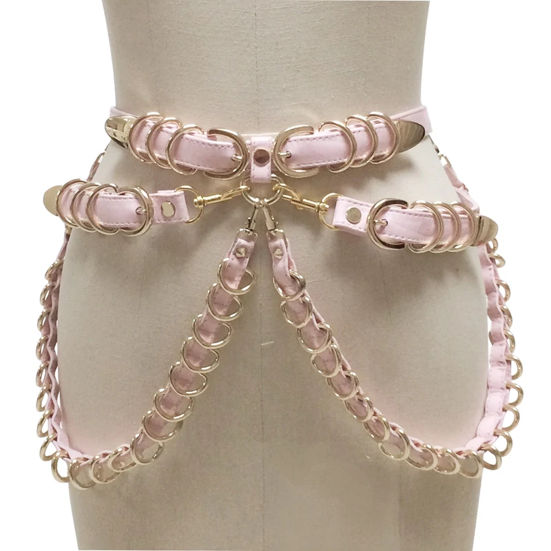 Пояс для чулок ручной работы панк готика сверхпрочный Металлический Cincher