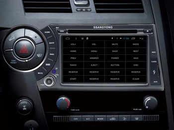 

HD 1024X600 Quad Core Android 8.1 Car DVD Player For Ssang Yong SsangYong Kyron Actyon Sports BT Radio Stereo GPS Navigation