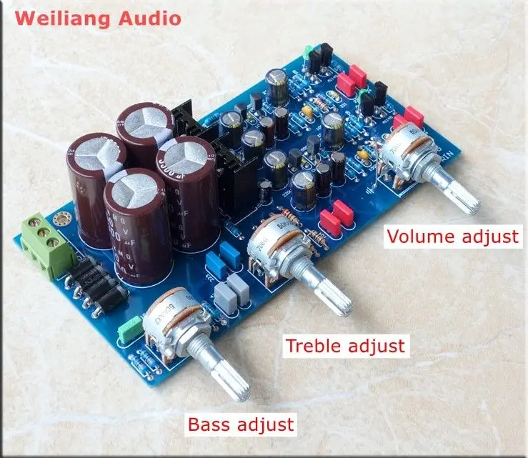 

Full Discrete HIFI Volume controller NAD Preamp Class A Preamplifier Bass Treble control