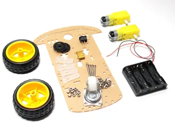 

New Motor Smart Robot Car Chassis Kit Speed Encoder Battery Box 2WD