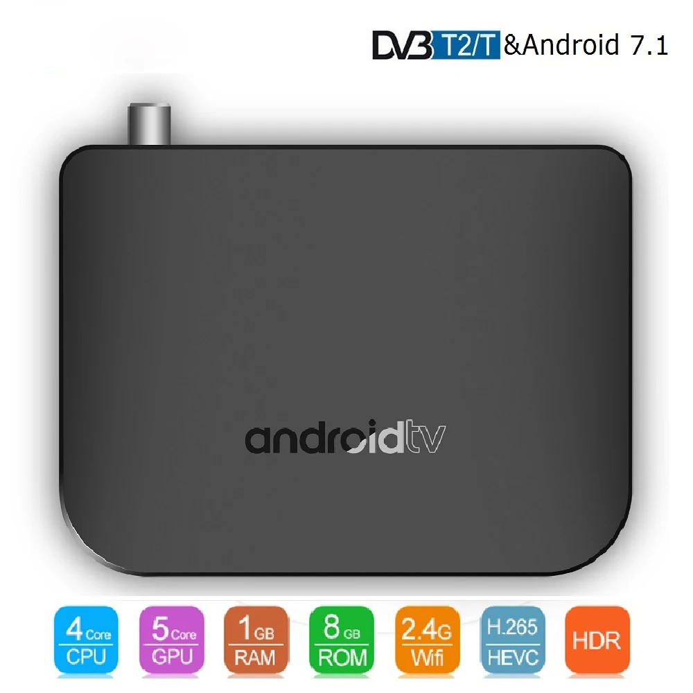 

M8S PLUS DVB-T2/T Android 7.1 TV Box 1GB 8GB 4K with 12 month Earth World Europe America 7000 Live 8000 VOD HD IPTV Set Top Box