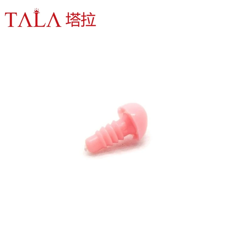 4.5mm/6mm/7mm/8mm/9mm/10mm/12mm/15mm/18mm Pink Safety Triangle Noses For Teddy Bear DIY Doll Accessories 5