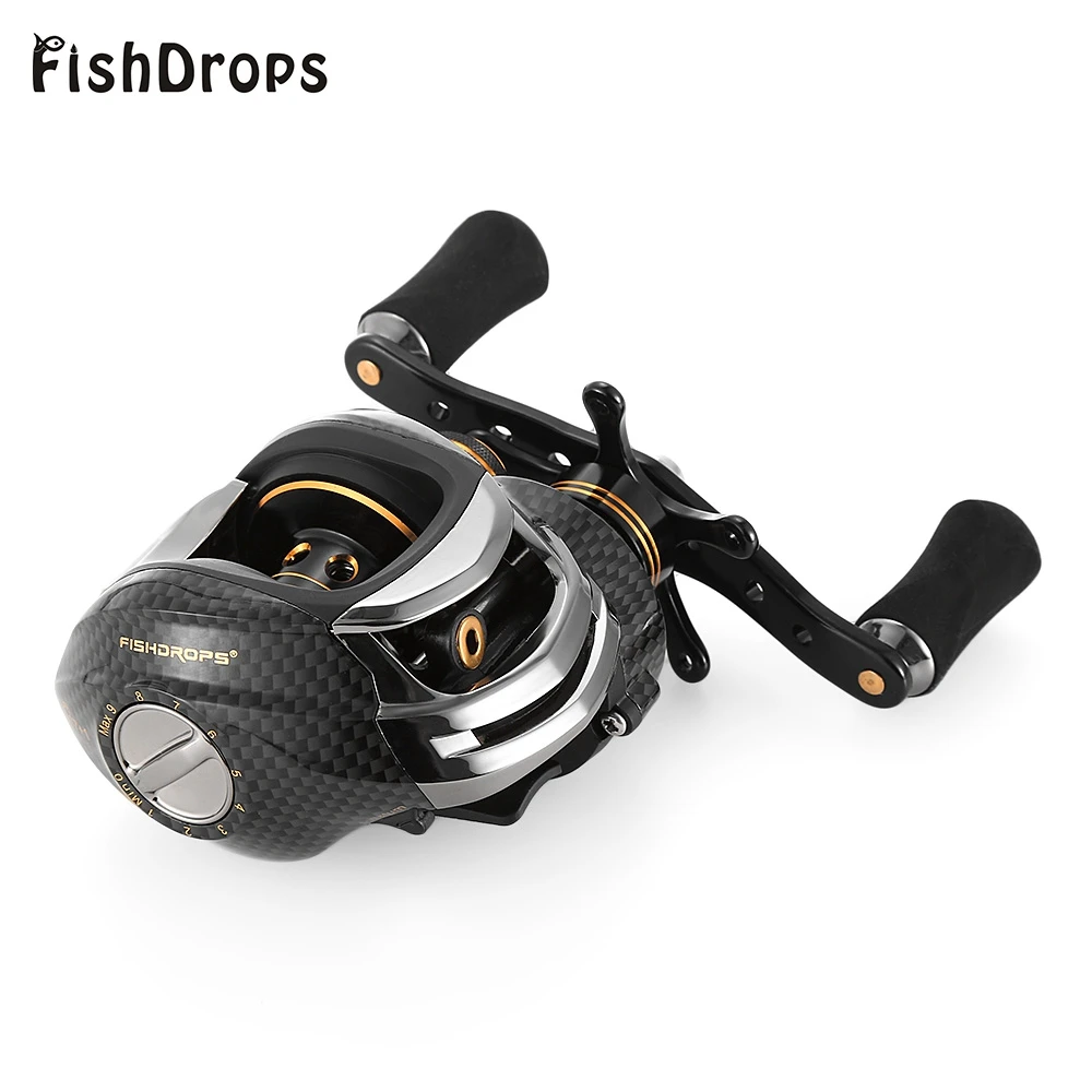 

Dropshipping Fishdrops LB200 Baitcasting Reel Fishing Reel GT 7.0:1 Left Right Hand Bait Casting Reels