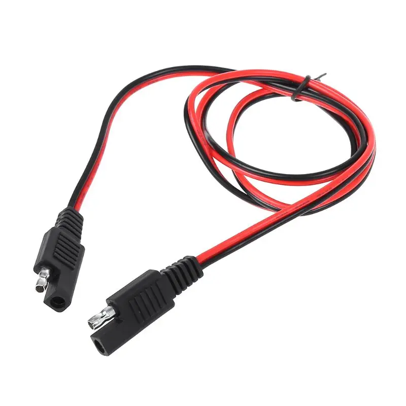 

SAE Connector Male to Female Plug Extension Cable Adapter Cord Quick Disconnect Release Wire Harness with Solar Battery