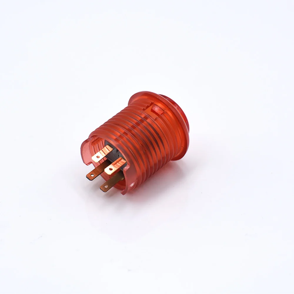 5pcs 24mm Arcade LED Light Illuminated Push Button Built-in Switch 5V Buttons For Arcade Game Parts Mame Jamma Kits Accessories