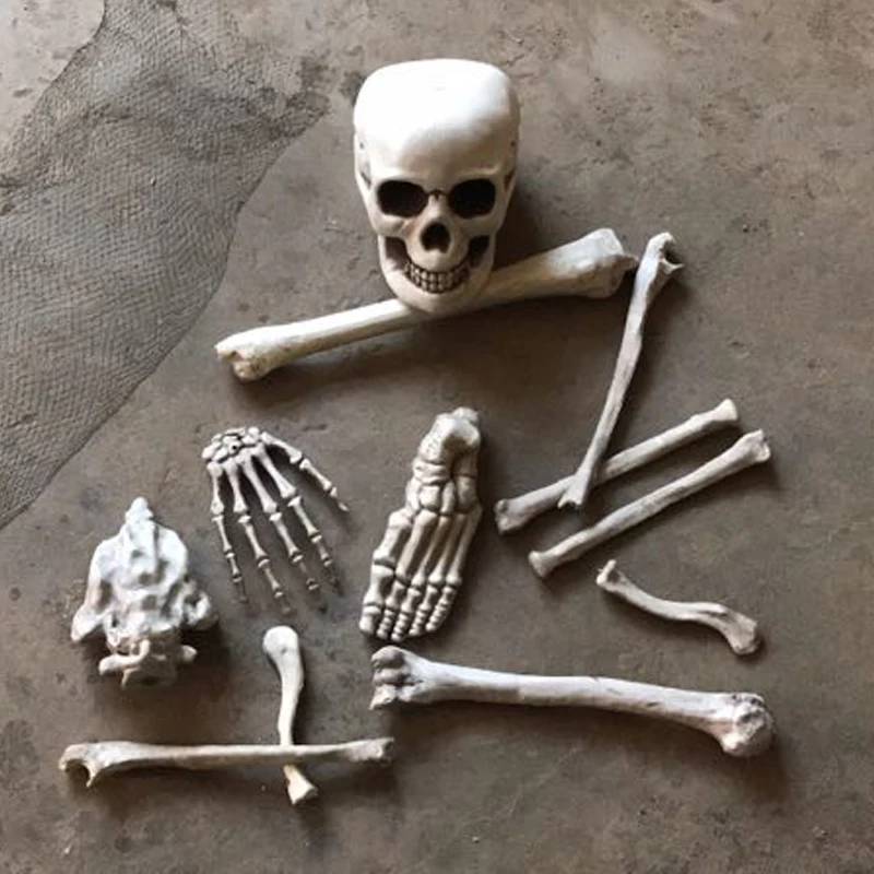 plastic bones halloween