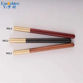 

Brass Wood Crafts Ball Pen Mahogany Pen Student Retro Business Gift Ballpoint Pen Wood Stationery Custom Logo for Business P721