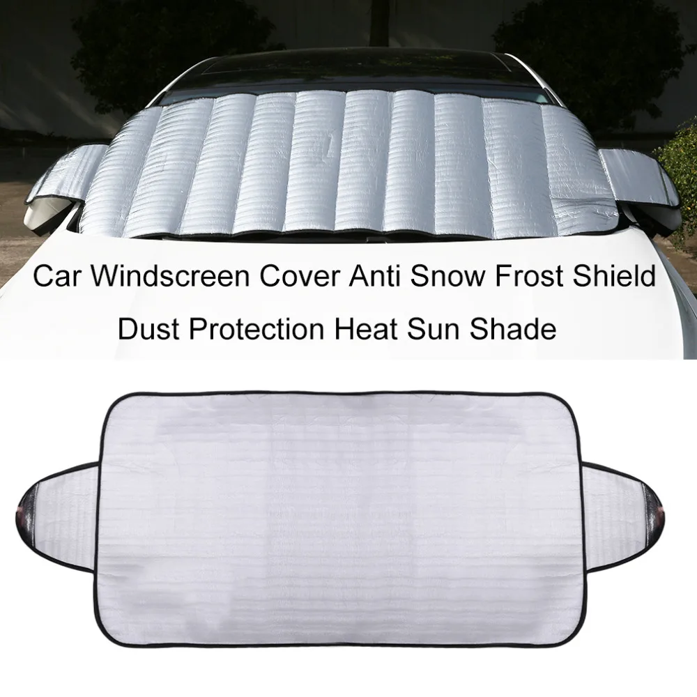 

Practical Car Windscreen Cover Anti Ice Snow Frost Shield Dust Protection Heat Sun Shade Ideally for Front Car Windshield Hot