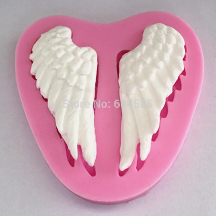 

Silicone Angel Wing Fondant Silicone Sugar Craft Molds DIY Cake Decorating