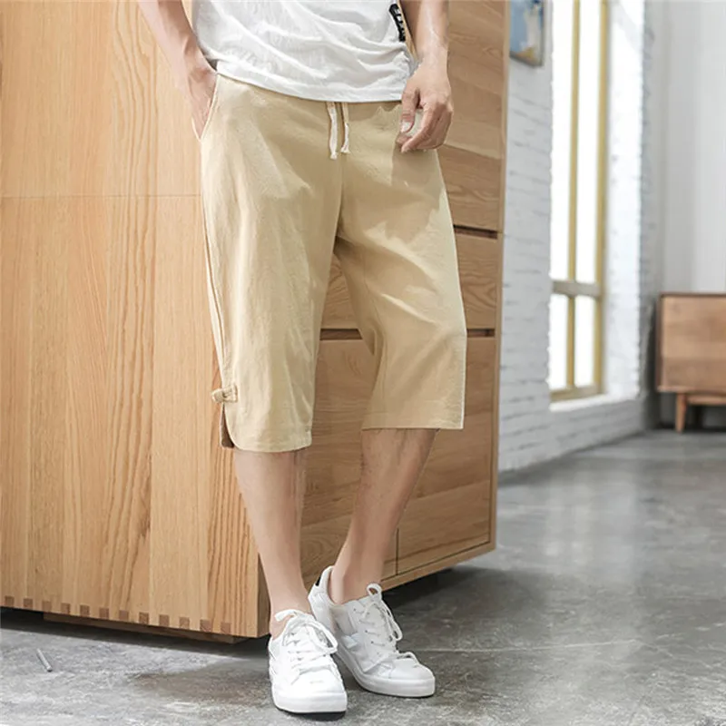 Мужские шорты, Летний Стиль, камуфляжный комбинезон для отдыха, модные штаны с эластичной резинкой на талии, мужские шорты с несколькими карманами