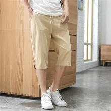 Мужские шорты, Летний Стиль, камуфляжный комбинезон для отдыха, модные штаны с эластичной резинкой на талии, мужские шорты с несколькими карманами