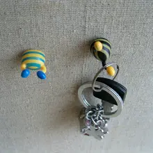 10 шт./лот смешно пчела ноги кухня цифры магнит Творческий игрушки автомобиля домашнего офиса холодильник украшения малыш Рождественский подарок