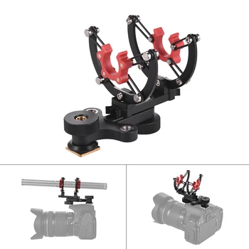 

BOYA BY-C40 accessories Shock Mount Holder Clip Camera Shoe Noise-reducing Shock Mount for Shotgun Microphones 20-22mm Diameter