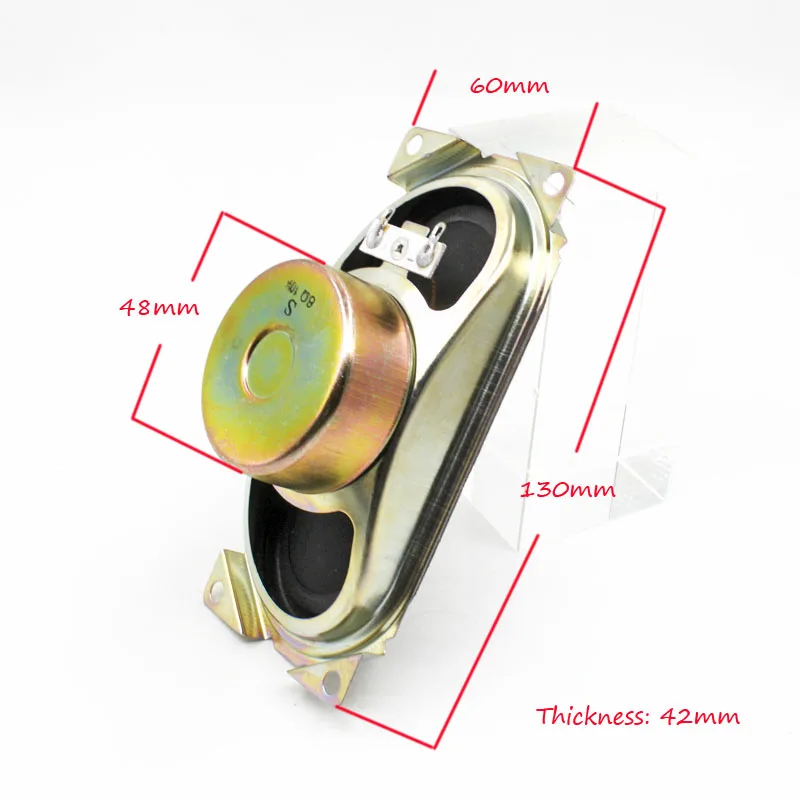 2 шт 8 Ом 10 Вт 613 ТВ динамик громкий динамик внутренний Магнитный 60x130x42 мм для Diy